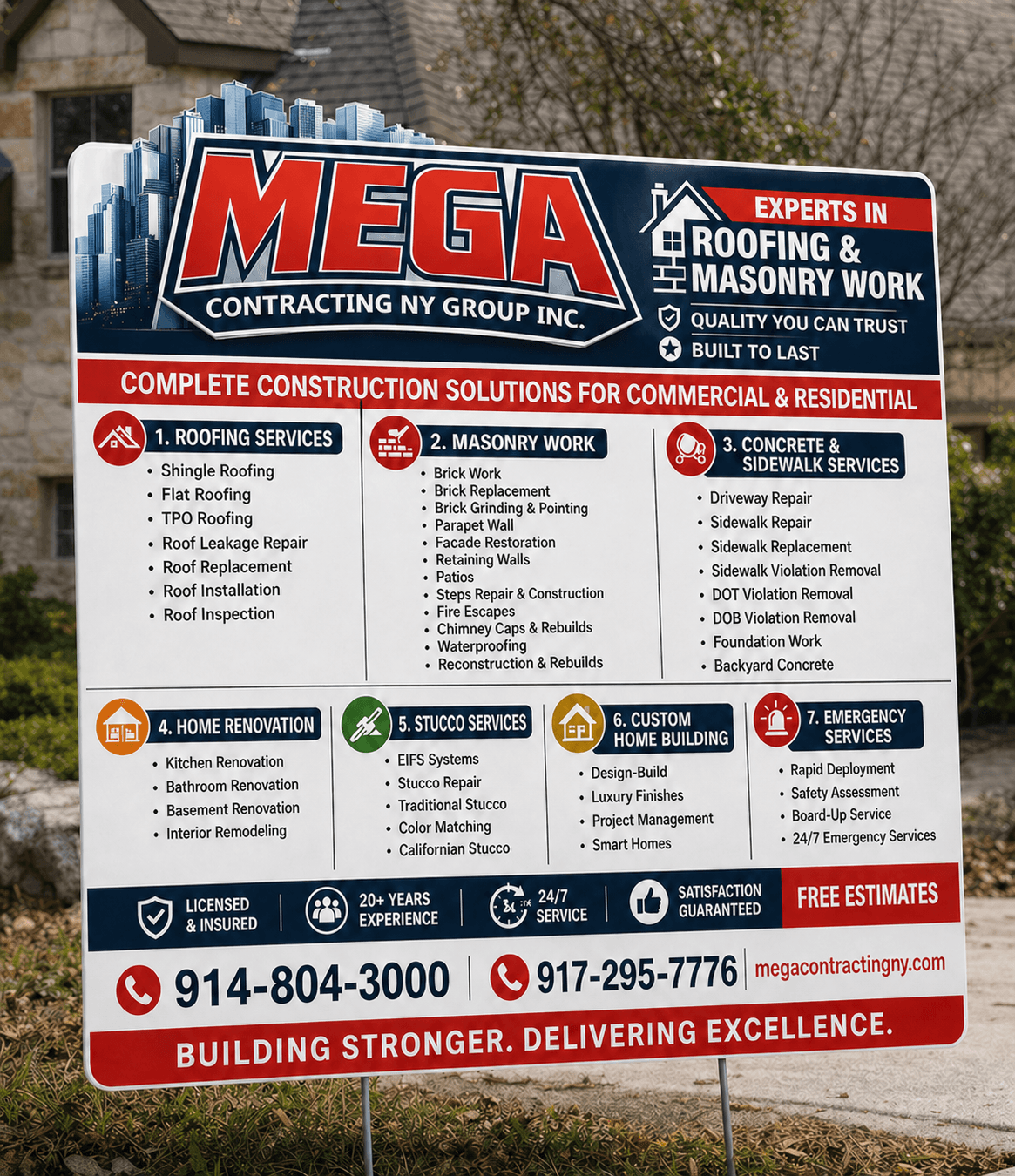 Mega Contracting NY Group construction team